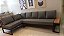 SOFÁ DE FERRO MAITE COM CHAISE 2,40X2,40 + MESA LATERAL - Imagem 1