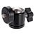 Mini Cabeça Ball Head Greika Ya413 Para Câmeras E Iluminadores - Imagem 3