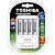 Carregador de Pilhas Toshiba com 4 Pilhas AA Recarregáveis 2600mAh Bivolt Branco - Imagem 1