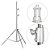 Tripé de Iluminação Greika GLF-X2 - 2m Aço Inox - Imagem 1