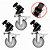 Kit Greika LSW-22M 3 Rodinhas para Tripé Inox FC-S288L - Imagem 1