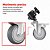 Kit Greika LSW-22M 3 Rodinhas para Tripé Inox FC-S288L - Imagem 6