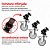 Kit Greika LSW-22M 3 Rodinhas para Tripé Inox FC-S288L - Imagem 3