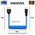 Cabo HDMI x MINI HDMI Espiral Nylon TranferCon FL-202 4K 40cm - Imagem 2