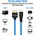Cabo HDMI x MINI HDMI Espiral Nylon TranferCon FL-202 4K 40cm - Imagem 4