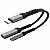 Cabo transferCON USB C - Adaptador Áudio Fone/MIC Saida P2 e PD60w - Imagem 1