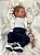Bebê Reborn Laura Realista – Boneca com Cabelinho Fio a Fio e Enxoval Completo - Imagem 1