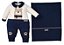Conjunto Macacão azul menino  Boneca Bebe Reborn 50 cm - Imagem 2