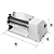 Cilindro Standard Antiaderente 40 cm 1/3cv Monovolt 220V - Imagem 6