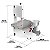 Serra Fita de Bancada 146mm Bivolt 1/3cv Com ou Sem Moedor - Imagem 5