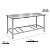 SARO Mesa de Bancada Inox 430 com Prateleira – 100 a 190 cm - Imagem 6