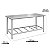 SARO Mesa de Bancada Inox 430 com Prateleira – 100 a 190 cm - Imagem 7