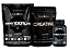 COMBO EMAGRECIMENTO BLACK | WHEY 100% 900G + CREATINA 100%PURE 500G + THERMO FLAME 60CP - Imagem 1