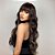 Wig Suzan Castanha com Ombre e Franja. - Imagem 3