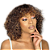 Wig Modelo - Sueli fashiom de cabelo humano cacheada com franja - Imagem 1