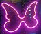 Letreiro Luminoso Painel Neon Borboleta Tripla 80x100 - Rei do Neon - Imagem 1