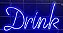 Letreiro Luminoso Painel Neon Drink 30 x 60 - Imagem 1