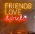Letreiro Luminoso Painel Neon Friends Love e Drinks 50 x 70 - Imagem 1