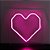 Letreiro Luminoso Painel Neon Coracao 50x50 Rei do neon - Imagem 1