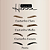 Henna Premium Sobrancelha Castanho Claro KOHAI 1,5g - Imagem 2