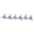 Presilha acrílico G Kit 6 und - Imagem 1