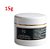 Pó Acrílico TRANSLUCIDO C/ GLITTER PRATA Majestic 15g - Imagem 2