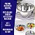 Tigela Bowl Inox Grosso 22cm Kit 3un Conjunto Vasilha saladeira multiuso - Imagem 2