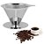 Coador de café inox Filtro sem papel permanente tamanho 103 - Imagem 1