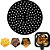Tapete de silicone para fritadeira elétrica Air Fryer 20cm Antiaderente - Imagem 1