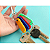 Kit 18 chaveiros com identificador de chaves etiquetas - Imagem 7