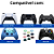 Kit 4 Grip Protetor de borracha para analógico controle vídeo game - Imagem 3