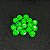 Miçanga Abacaxi verde fluorescente da Kalangos (10 unidades) - Imagem 1