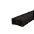 Canaleta 20x10mm C/ Fita Adesiva e Divisória 2m Preta Durin - Imagem 1