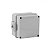Caixa STANDARD Cinza Tampa Opaca IP66 Rohdina 110x110x80mm - Imagem 1