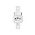 Interruptor Simples + Tomada 2P+T 20A Branca Blanc Fame 1340 - Imagem 1