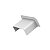 Luva de Arremate 50x20mm Mata Junta Canaleta Branca Durin - Imagem 1