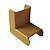 Cotovelo Joelho Interno 20x10mm Conexão Mata-Junta Canaleta Cerejeira - Imagem 2