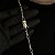 CARTIE MEIA CANA  (4mm- 18G) 70cm - FECHO COM MARCAÇÃO 750 - BANHADA A OURO 18K - Imagem 3