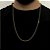 CORRENTE BAIANA (2MM- 70CM) + PINGENTE CRUCIFIXO - BANHADO A OURO 18K - Imagem 3