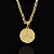 CORRENTE CADEADO( 8mm- 70cm) + PINGENTE MEDALHA MERCEDES - BANHADO A OURO 18k - Imagem 4