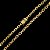 CORRENTE CADEADO( 8mm- 70cm) + PINGENTE MEDALHA NOSSA SENHORA CRAVEJADO EM ZIRCONIA  - BANHADO A OURO 18k - Imagem 2