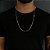 CORRENTE CARTIE  (5mm- 70cm)    (12G) - BANHADO A OURO 18k - Imagem 2