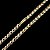 CORRENTE FRISO S( 8mm- 70Cm) + PINGENTE CRUZ AMARRADA CRAVEJADA EM ZIRCÔNIA PREMIUM G - BANHADO A OURO 18K - Imagem 2