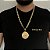 CORRENTE FRISO S( 8mm- 70Cm) + PINGENTE MERCEDES G - BANHADO A OURO 18K - Imagem 1