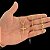 CORRENTE GRUMET (2mm -60 ou 70cm )+ PINGENTE CRUCIFIXO - BANHADO A OURO 18K - Imagem 1