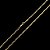 CORRENTE GRUMET (2mm -60 ou 70cm )+ PINGENTE CRUZ AMARRADA - BANHADO A OURO 18K - Imagem 3