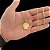 CORRENTE GRUMET( 2mm 60 ou 70cm) + PINGENTE ROSTO DE JESUS - BANHADO A OURO 18K - Imagem 1