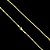 CORRENTE GRUMET( 2mm  - 6G) - 70/60cm - BANHADO A OURO 18K - Imagem 1
