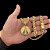 CORRENTE LACRAIA (10mm- 70cm )+ PINGENTE MEDALHA DE NOSSA SENHOA - BANHADO A OURO 18K - Imagem 2