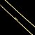 CORRENTE PERUANA (5mm- 31G- 70cm) - BANHADA A OURO 18K - Imagem 2